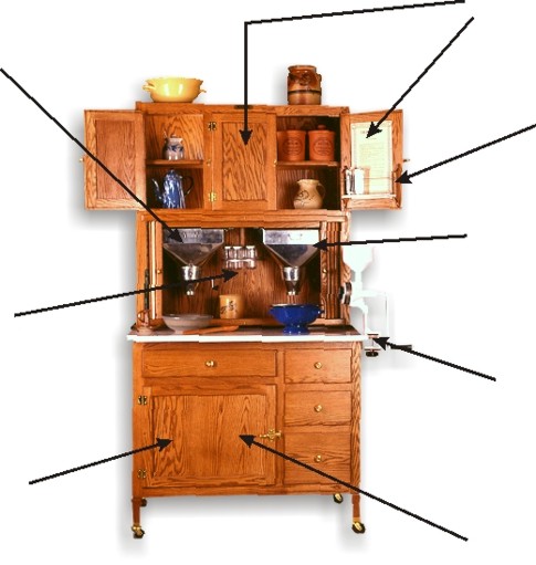 Hoosier Cabinet Optional Features Available On Hoosier Cabinets