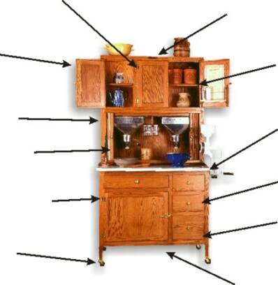 Hoosier cheap cabinet dimensions